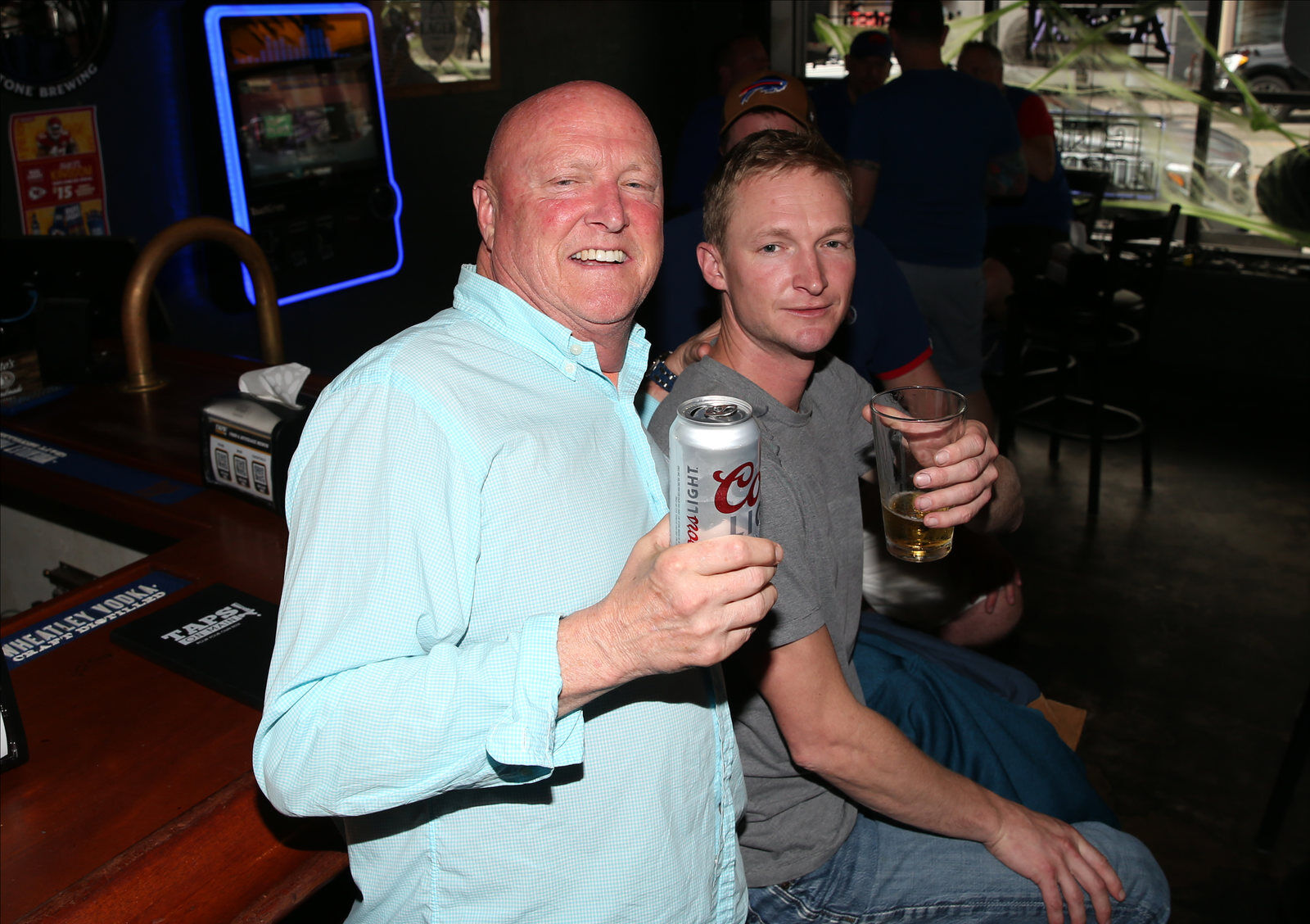 Buffalo Bills backers took over the the Taps on Main Bar